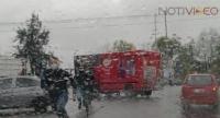 Normalistas salen a las calles a secuestrar camiones repartidores