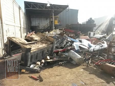 Una planta recicladora de aluminio fue cateada...