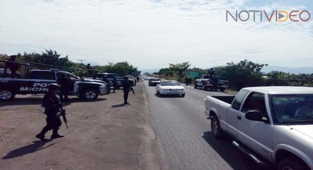 Tras ataque de civiles armados SSP refuerza operativos en la Huacana.