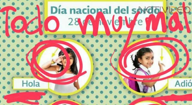 “Se me chispoteo”: SEP envía felicitación a sordos en día en ingles.
