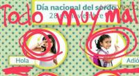 “Se me chispoteo”: SEP envía felicitación a sordos en día en ingles.