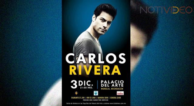 Carlos Rivera en Morelia.