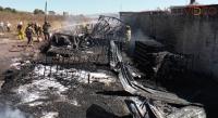 Se incendia casa por presunto huachicol