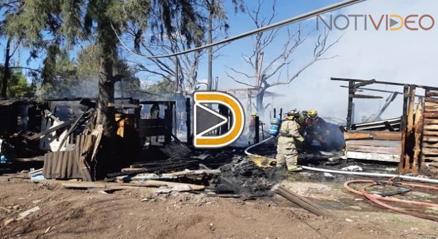 Se incendian casas de madera en Morelia