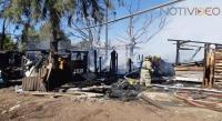 Se incendian casas de madera en Morelia