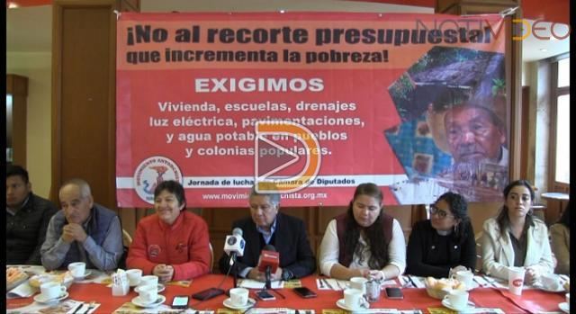 Antorcha Campesina exige revisión y redistribución de presupuesto 2020