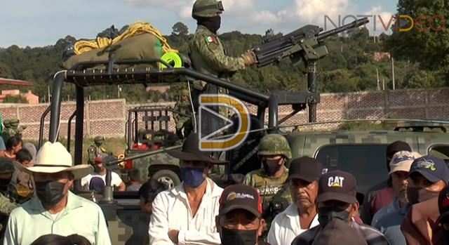 Instalan Base Militar en Escuela de Tarecuato