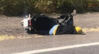 Mujer reportada desaparecida es localizada accidentada en su motocicleta 