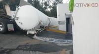 Pipa cargada de combustible enciende la  alarma en zona Sur de Morelia.