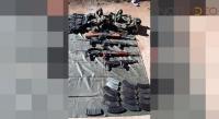 Tras operativo en Tangancícuaro, SSP, Sedena y GN aseguran a tres en posesión de cuatro fusiles