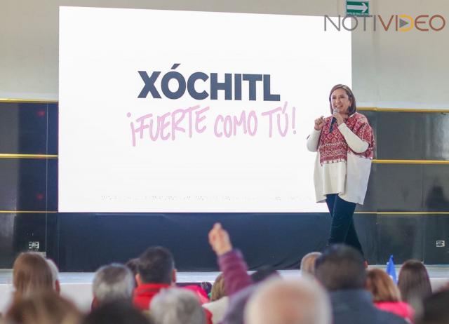 Vamos a trabajar duro para tener paz y tranquilidad: Xóchitl Gálvez