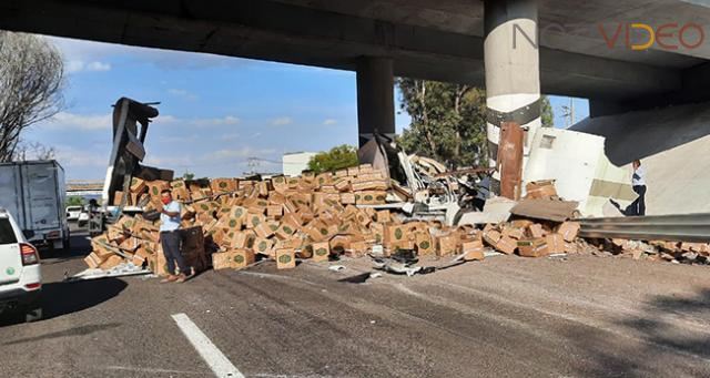 Aparatoso accidente deja cinco lesionados en la salida a Salamanca