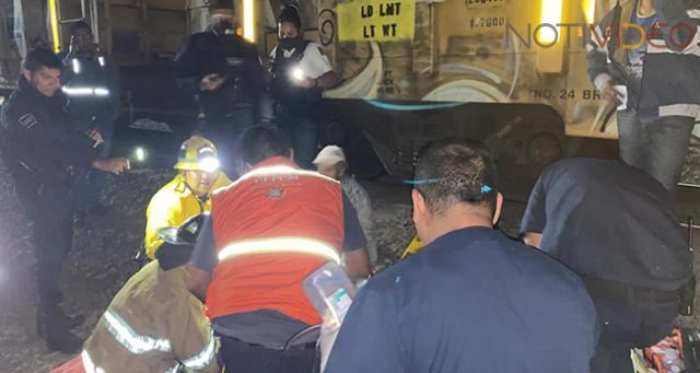 Tren atropella a un sujeto que intentó saltar entre los vagones
