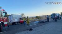 Mujer motociclista muere arrollada por un autobús en Cuto del Porvenir