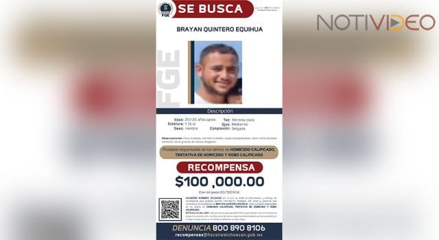 Capturan a Brayan Quintero, uno de los presuntos homicidas de Hipolito Mora