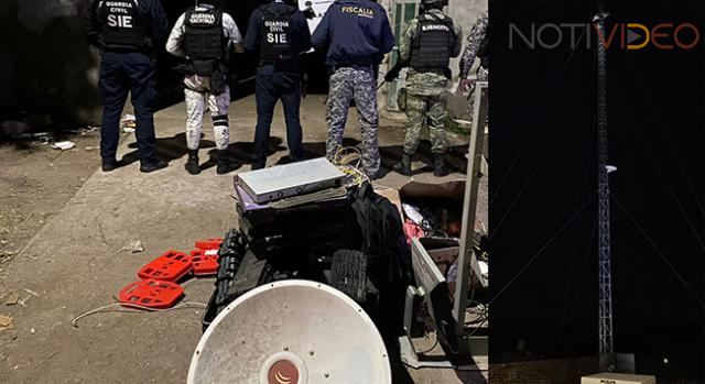 Desactivan antenas ilegales para internet  en Buenavista