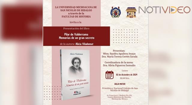 Alicia Viladomat presenta en Morelia 